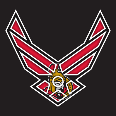 Airforce Ottawa Senators Logo vinyl decal